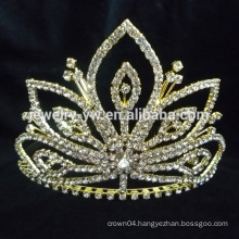 Fully round toy crown tiara Crystal tiara crown